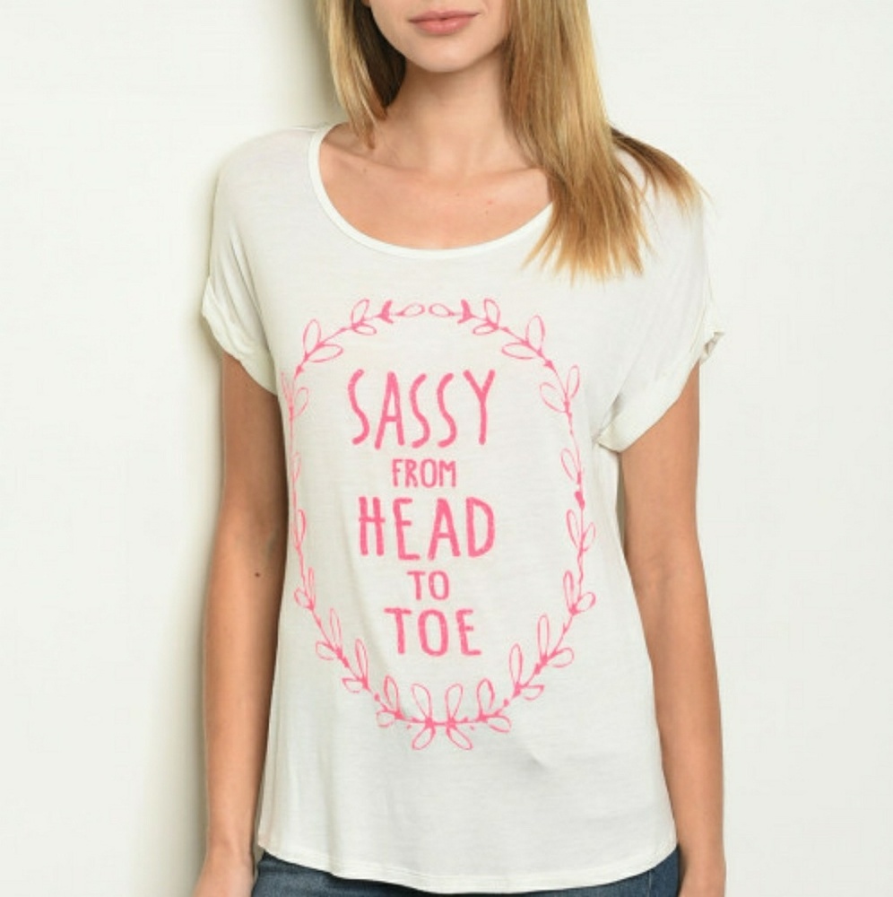 Sassy head log t shirt